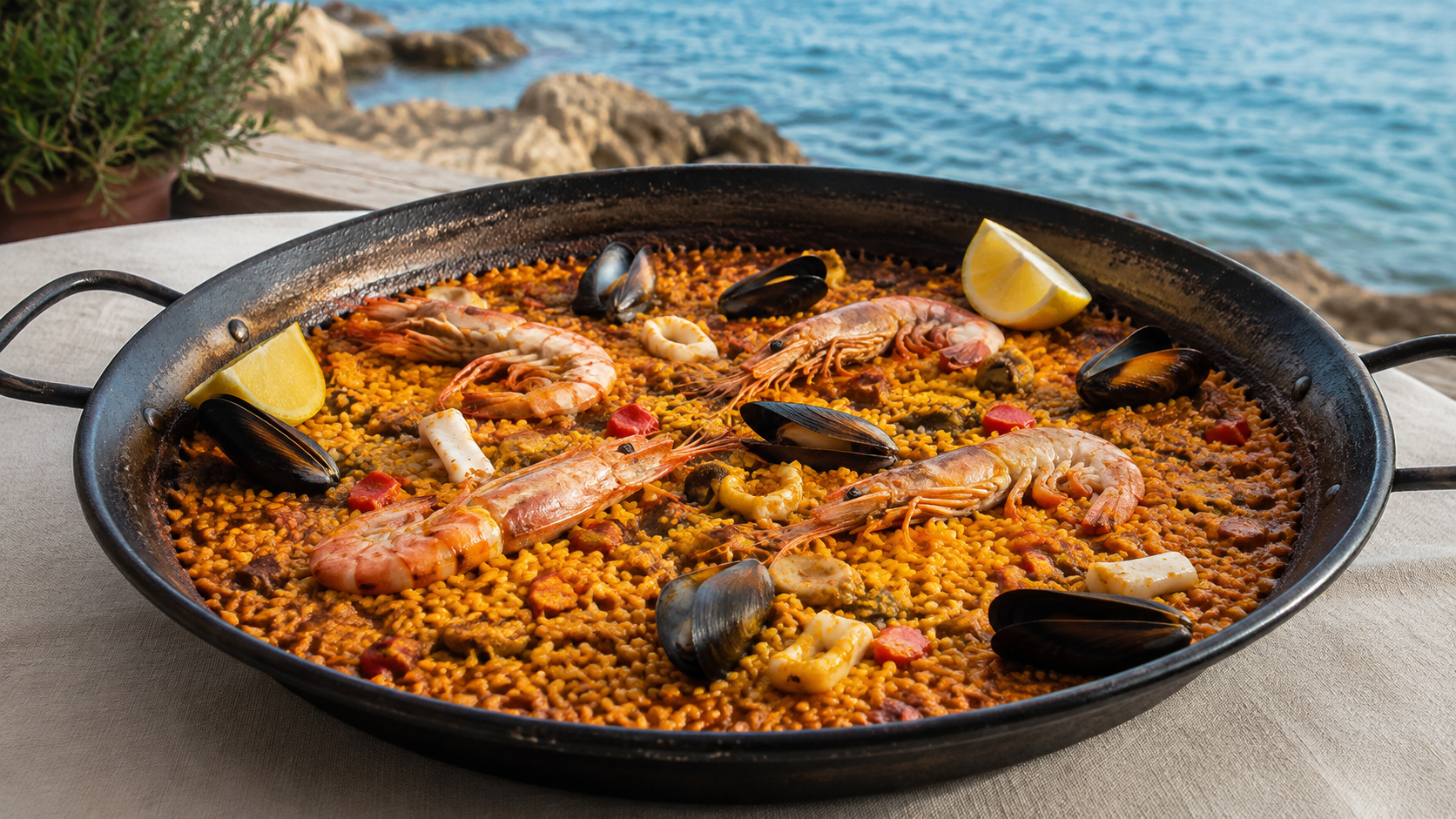 Illustratief beeld van Paella